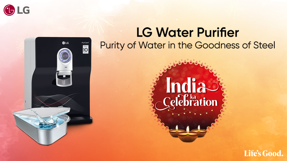 LG Water Purifier: Welcome The Festive Season With The Gift Of Health